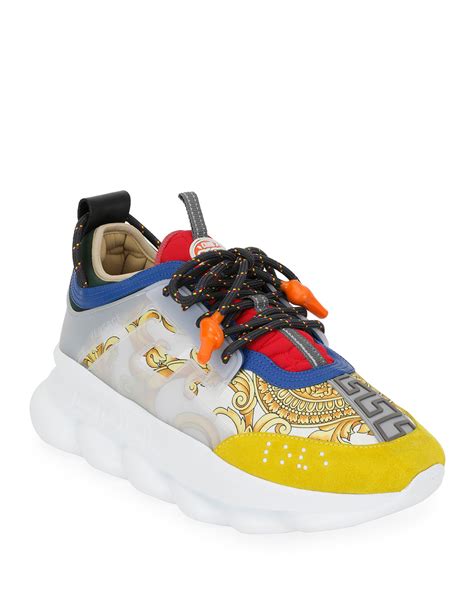 versace sneakers chain reaction high|authentic versace chain reaction sneakers.